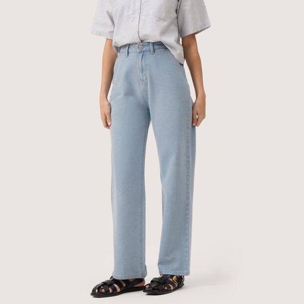 High Waist Straight Pants